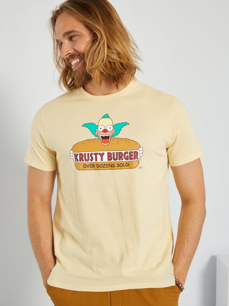 Camiseta de punto 'Los Simpson' BEIGE - Kiabi