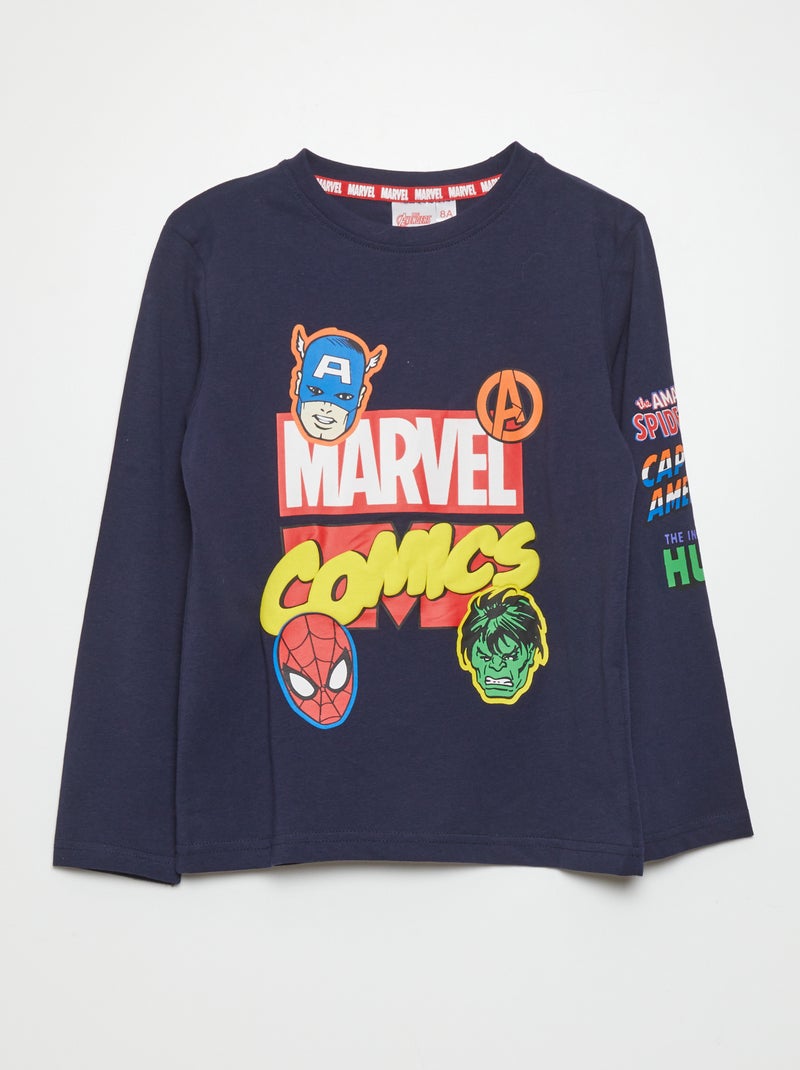 Camiseta de punto 'Los Vengadores' AZUL - Kiabi