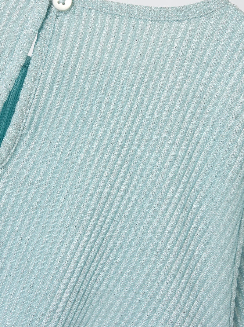 Camiseta de punto lúrex 'Guppy' PURPURA - Kiabi