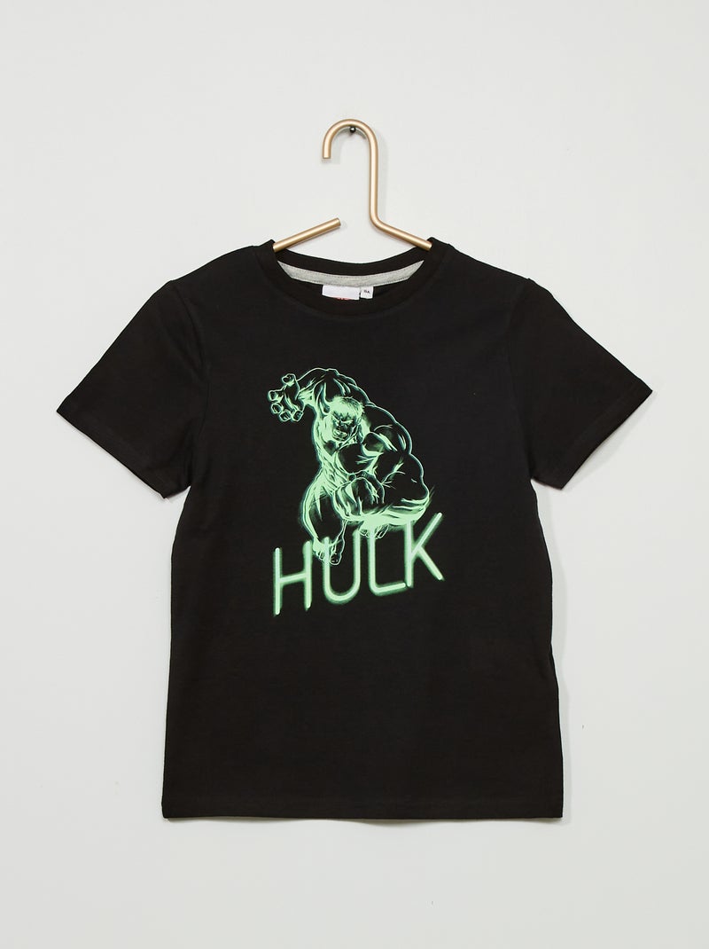 Camiseta de punto 'Marvel' NEGRO - Kiabi