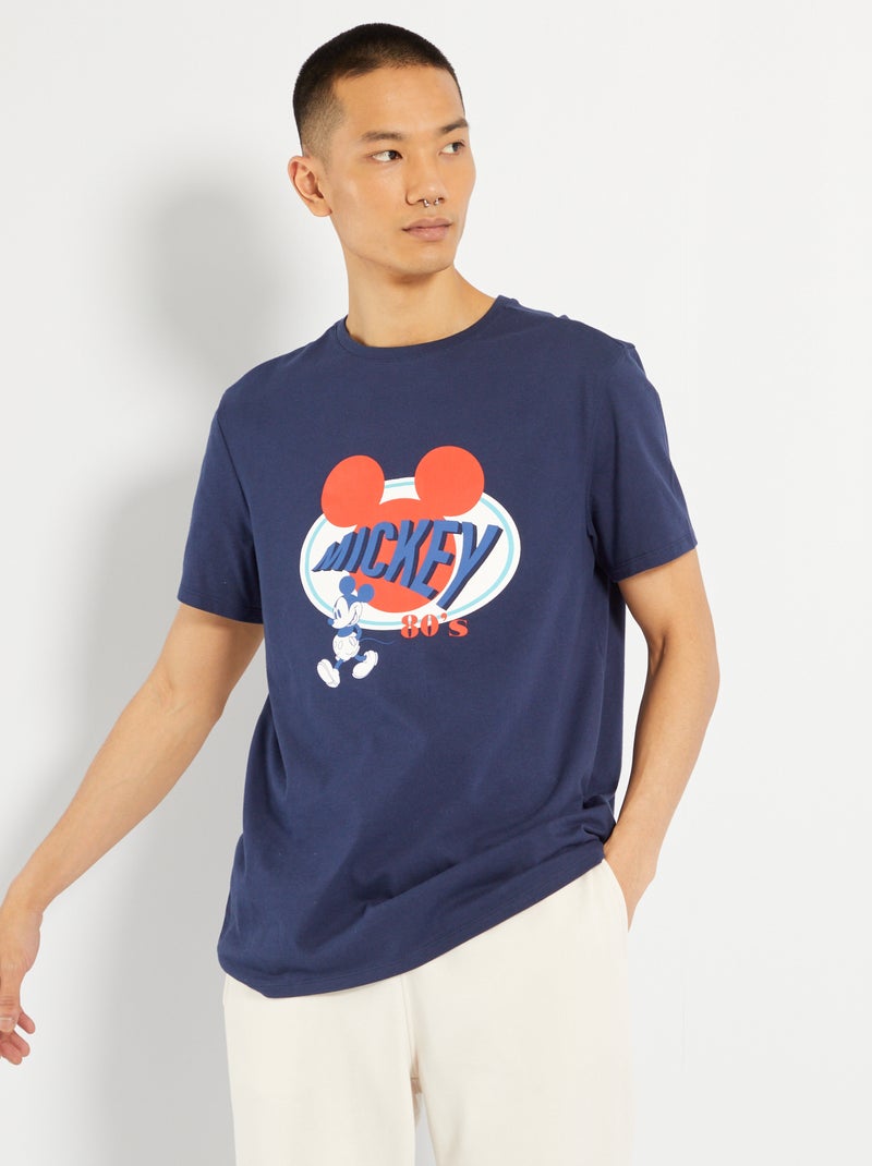 Camiseta de punto 'Mickey' AZUL - Kiabi