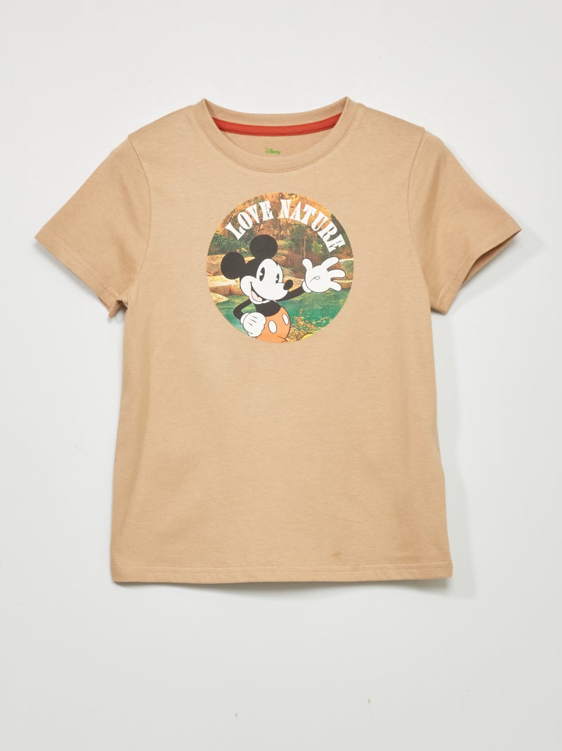 Camiseta de punto 'Mickey' BEIGE - Kiabi