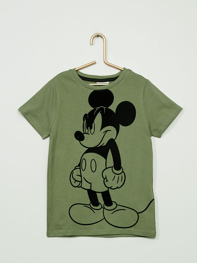 Camiseta de punto 'Mickey' KAKI - Kiabi