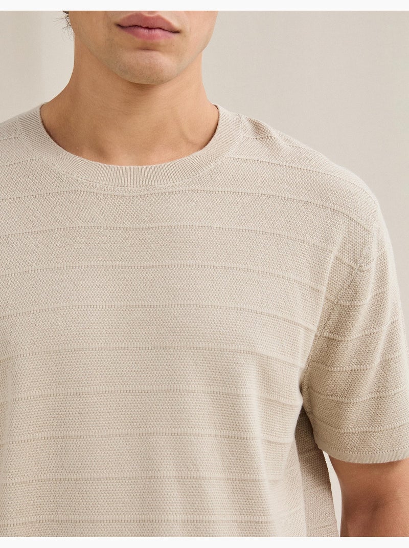 Camiseta de punto, mo fashion Gris - Kiabi