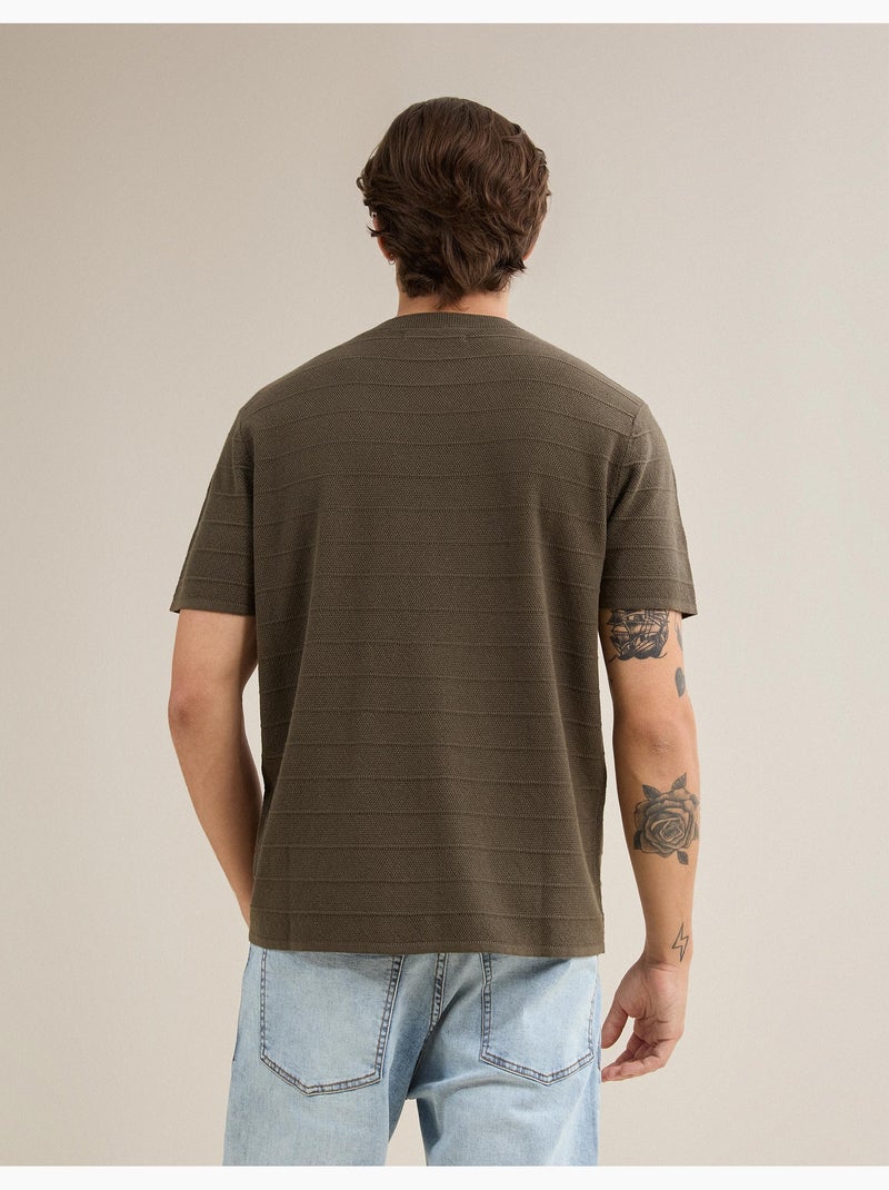 Camiseta de punto, mo fashion Verde - Kiabi