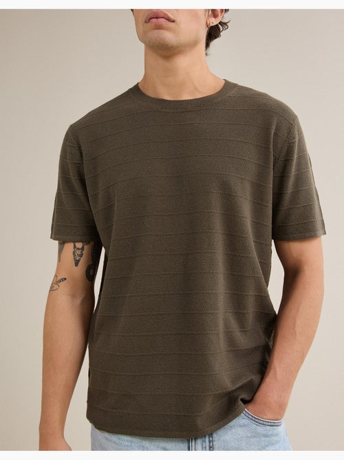 Camiseta de punto, mo fashion - Kiabi Camiseta de punto, mo fashion - Kiabi