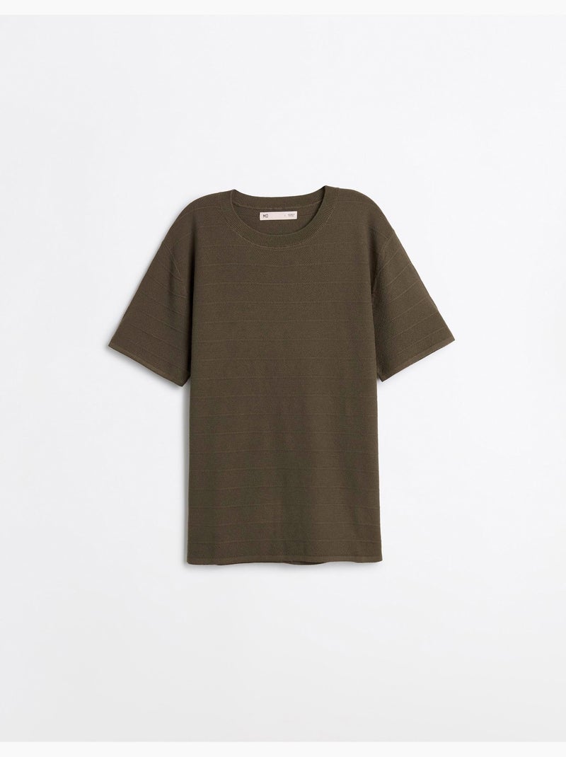 Camiseta de punto, mo fashion Verde - Kiabi