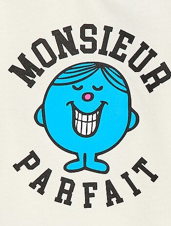 Camiseta de punto 'Monsieur Madame' de algodón