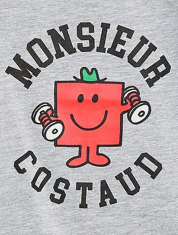 Camiseta de punto 'Monsieur Madame' de algodón