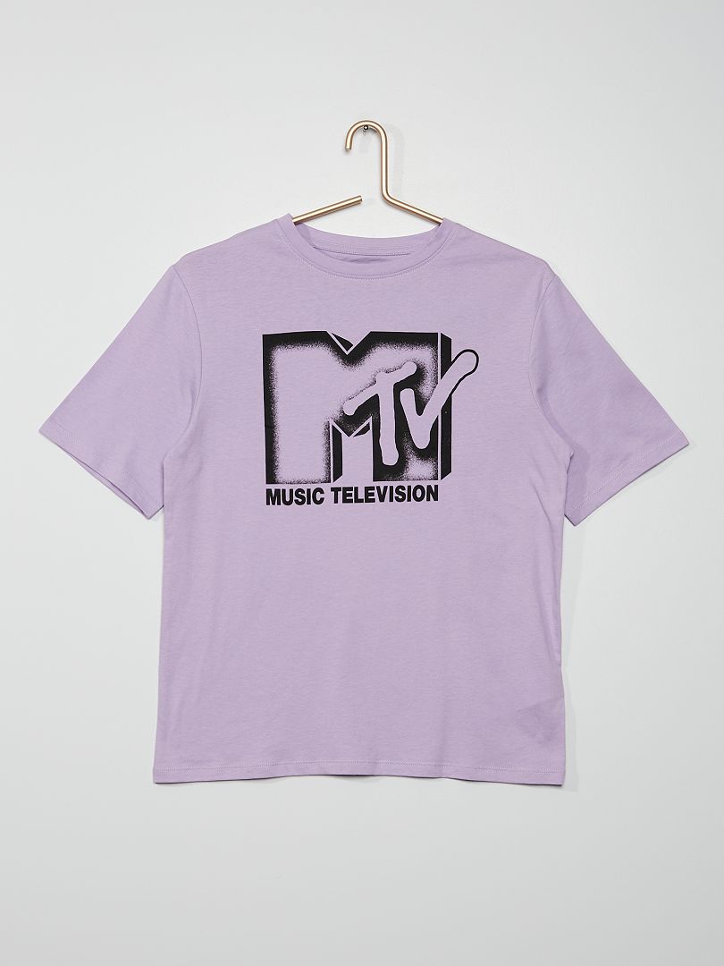 Camiseta de punto 'MTV' PURPURA - Kiabi