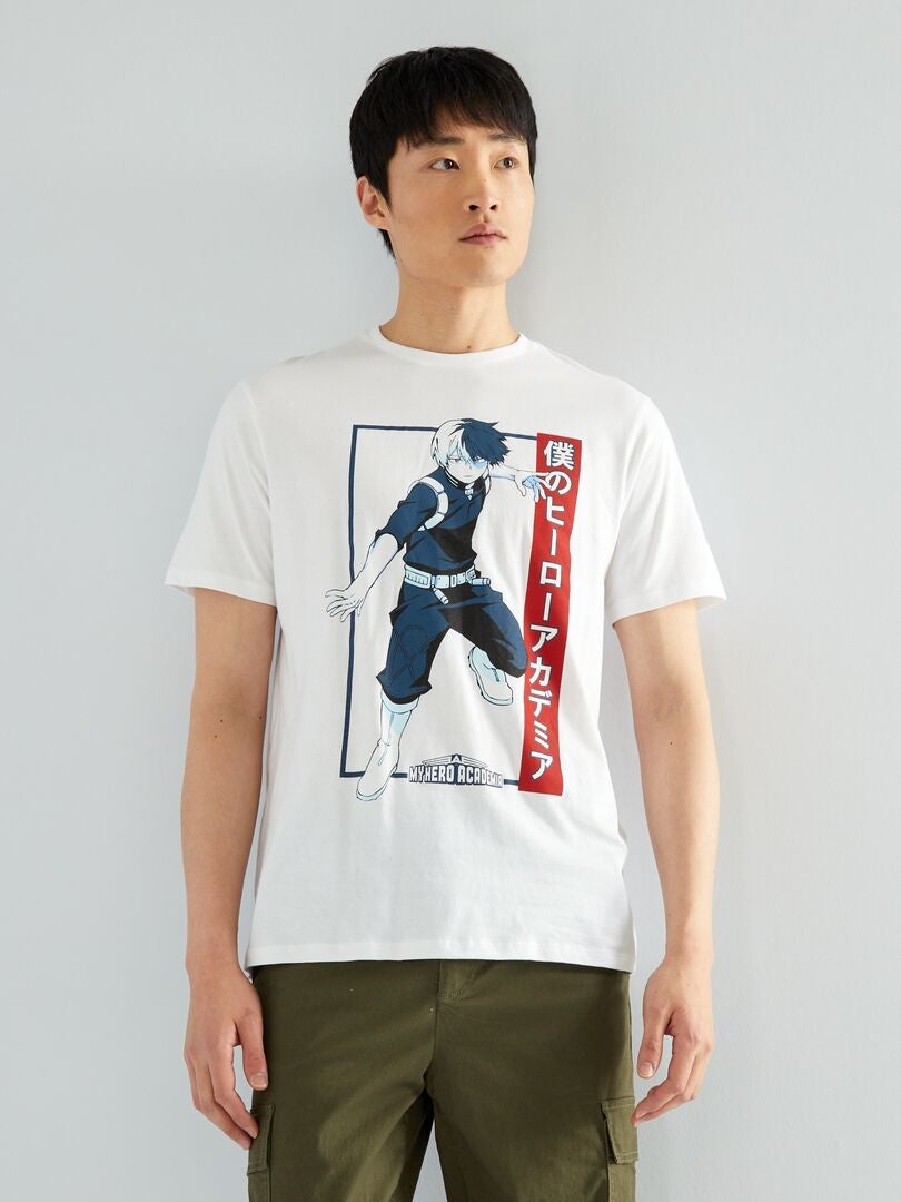 Camiseta de punto 'My Hero Academia' Blanco - Kiabi