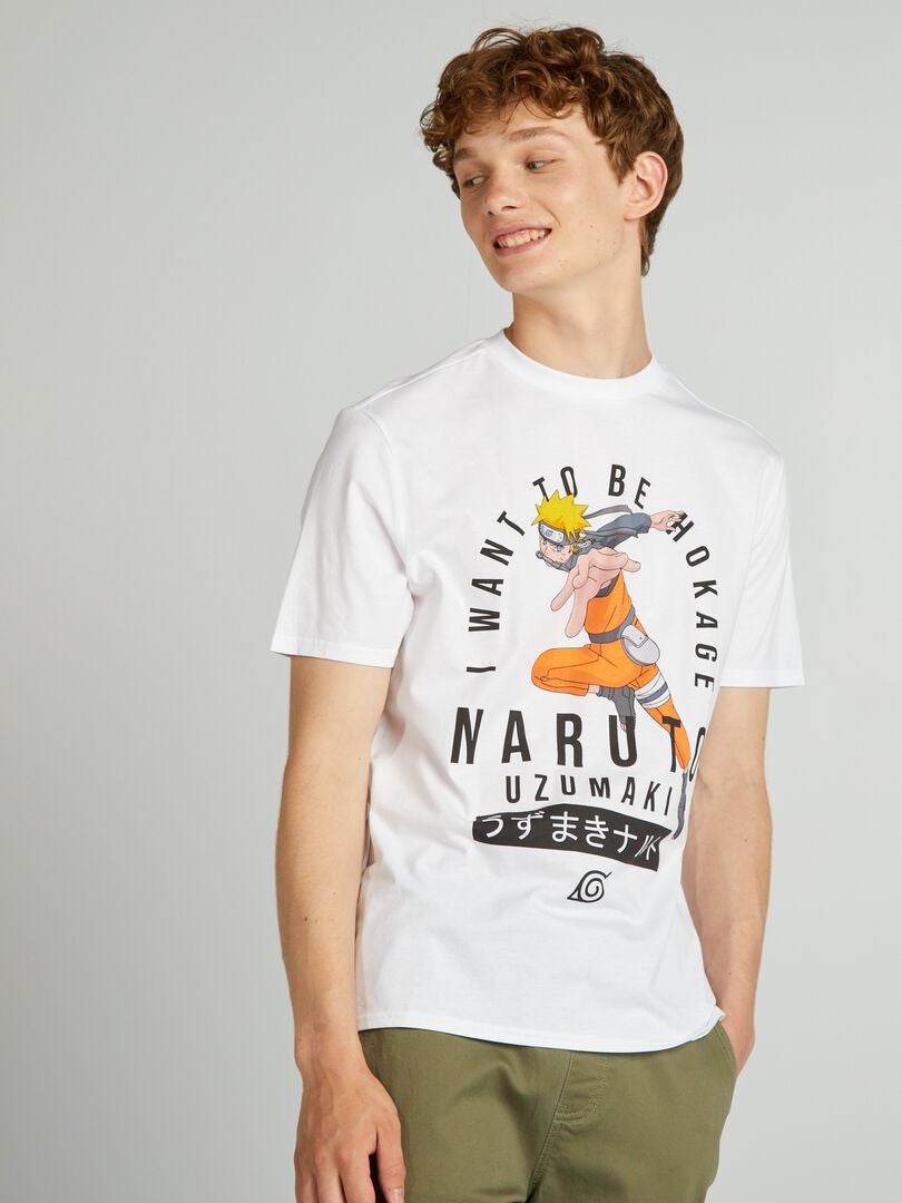 Camiseta de punto 'Naruto' blanco - Kiabi