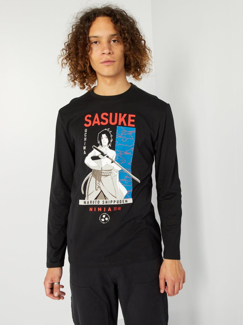 Camiseta de punto 'Naruto' NEGRO - Kiabi