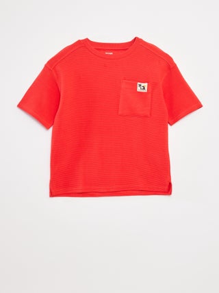 Camiseta de punto ottoman
