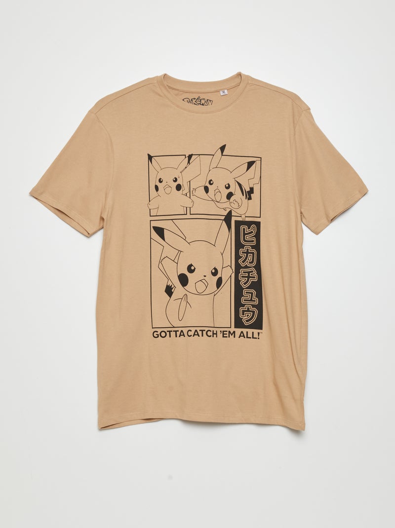 Camiseta de punto 'Pokemon' BEIGE - Kiabi
