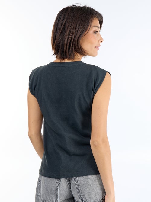 Camiseta de punto sin mangas - Kiabi