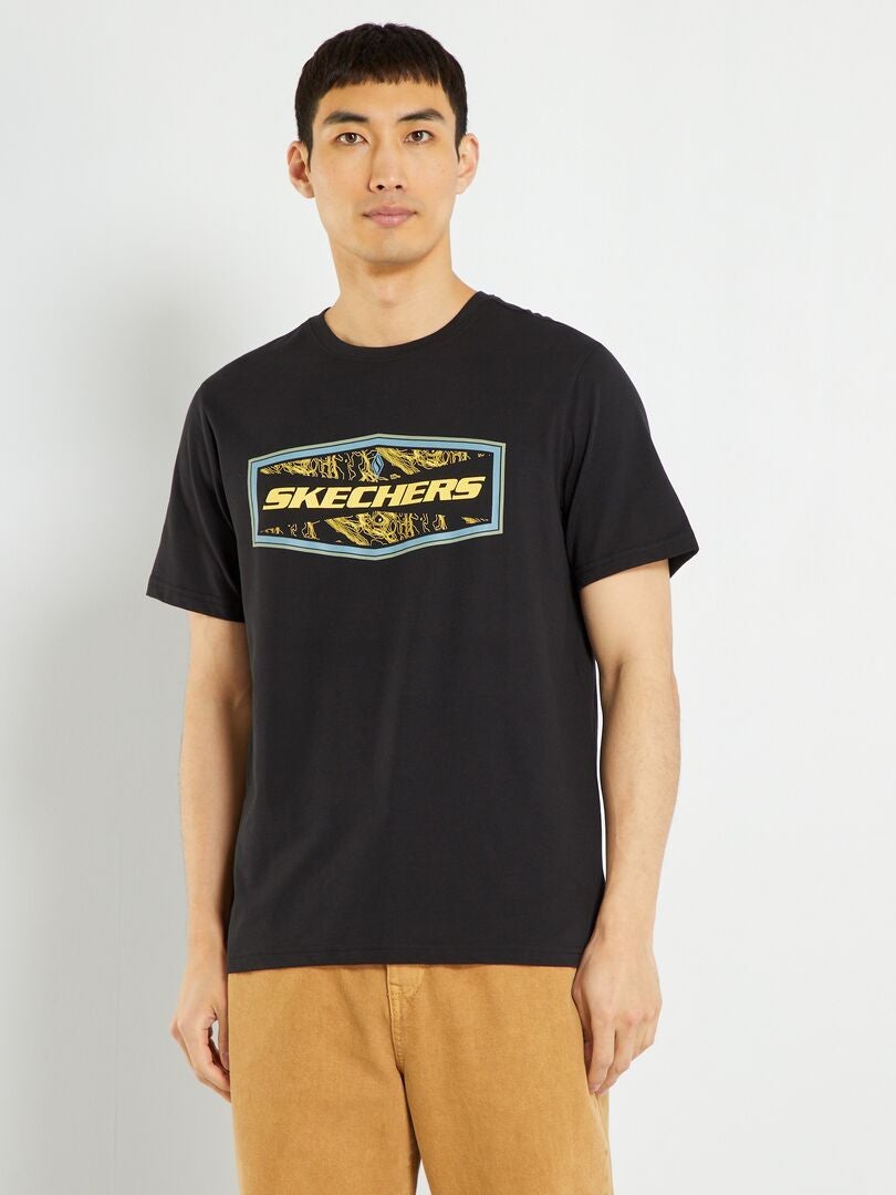 Camiseta de punto 'Skechers' negro - Kiabi