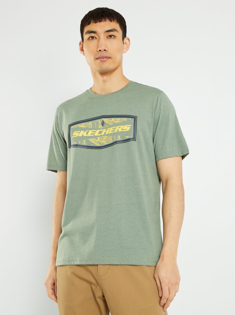 Camiseta de punto 'Skechers' VERDE - Kiabi