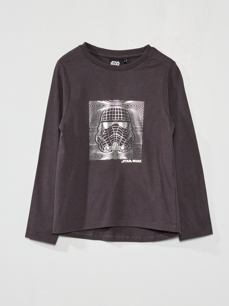 Camiseta de punto 'Star Wars' GRIS - Kiabi