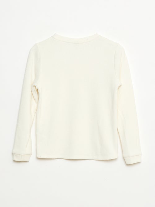 Camiseta de punto suave con bolsillo en el pecho - Kiabi