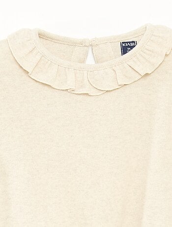Camiseta de punto suave lisa