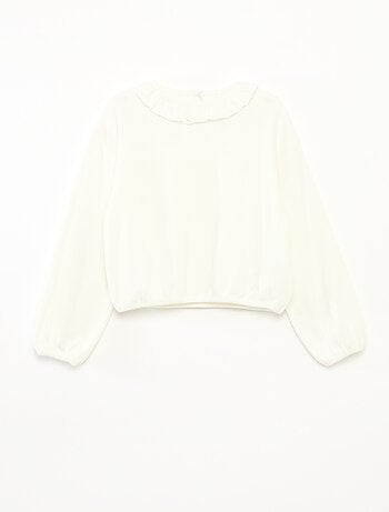 Camiseta de punto suave lisa