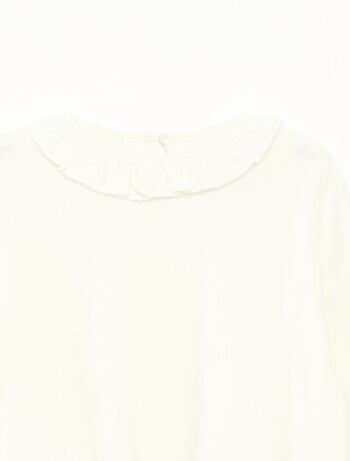 Camiseta de punto suave lisa
