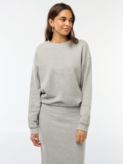 Camiseta de punto suave y grueso - Kiabi