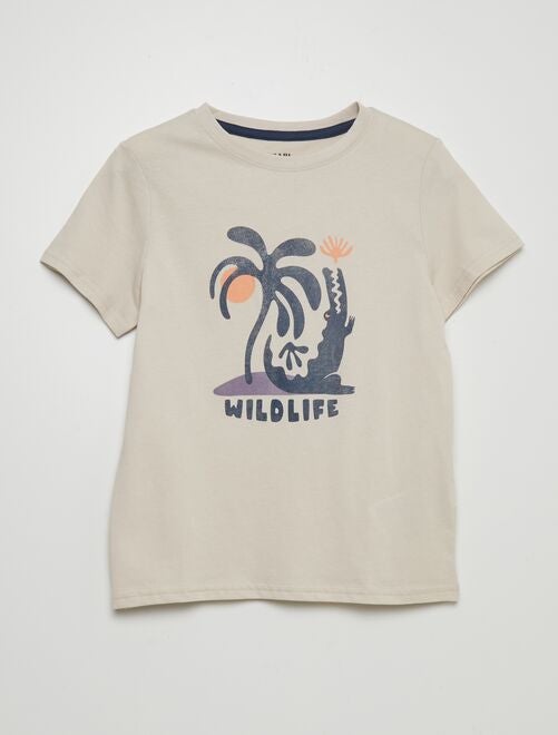 Camiseta de punto 'surf' - Kiabi