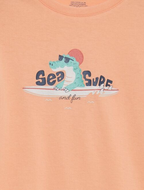 Camiseta de punto 'surf' - Kiabi