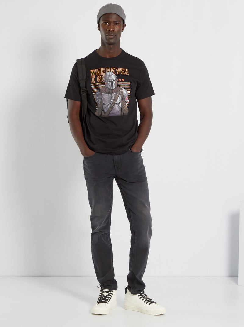 Camiseta de punto 'The Mandalorian' NEGRO - Kiabi