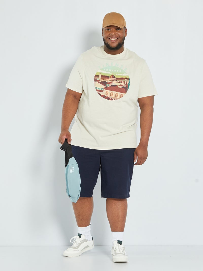 Camiseta de punto unisex 'Florencia' BLANCO - Kiabi