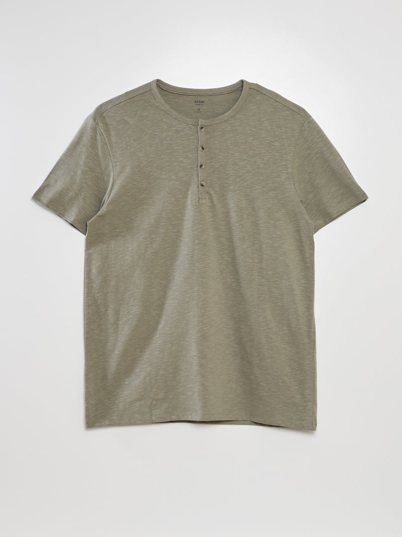 Camiseta de punto VERDE - Kiabi