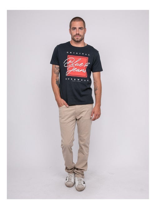 Camiseta de puro algodón con estampado JABLOTE - Kiabi