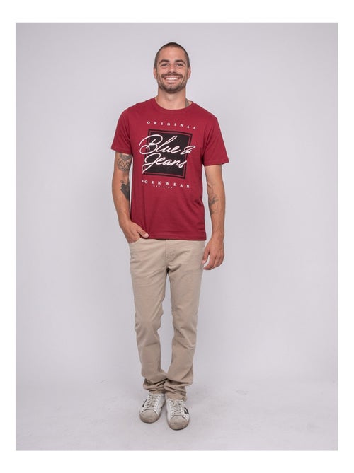 Camiseta de puro algodón con estampado JABLOTE - Kiabi