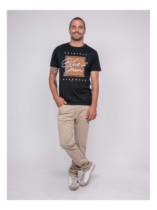 Camiseta de puro algodón con estampado JABLOTE - Kiabi