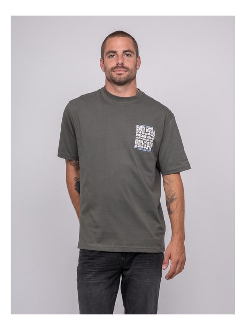 Camiseta de puro algodón con estampado JARGNOL - Kiabi