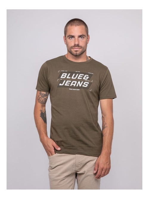 Camiseta de puro algodón con estampado JORDIPAL - Kiabi