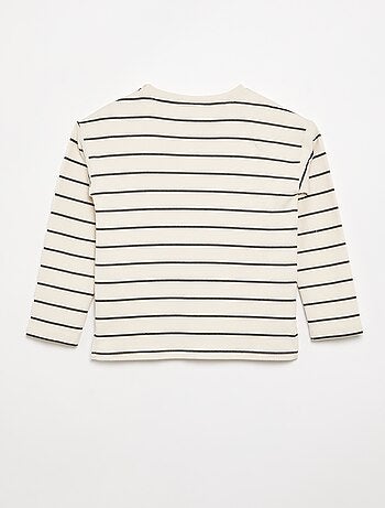 Camiseta de rayas - colección fácil de poner