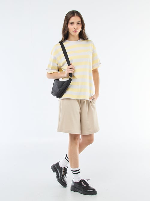 Camiseta de rayas anchas - Kiabi