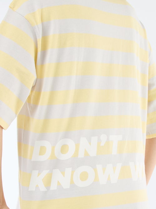 Camiseta de rayas anchas - Kiabi