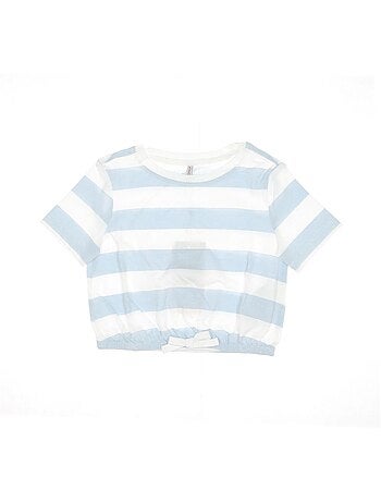 Camiseta de rayas con nudo para niña Kids Only