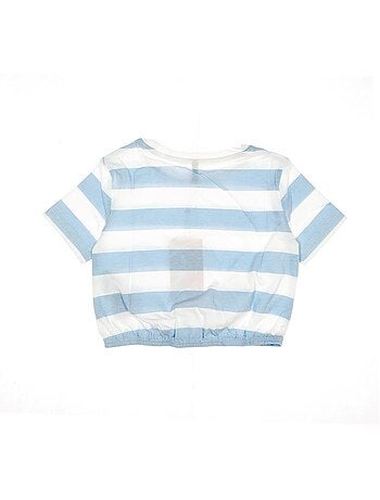 Camiseta de rayas con nudo para niña Kids Only