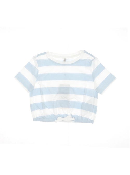 Camiseta de rayas con nudo para niña Kids Only - Kiabi Camiseta de rayas con nudo para niña Kids Only - Kiabi