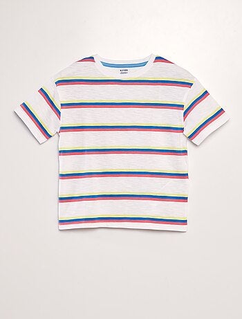 Camiseta de rayas de colores