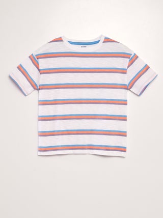 Camiseta de rayas de colores