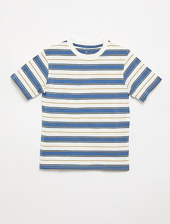 Camiseta de rayas de manga corta