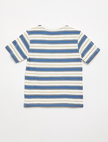 Camiseta de rayas de manga corta