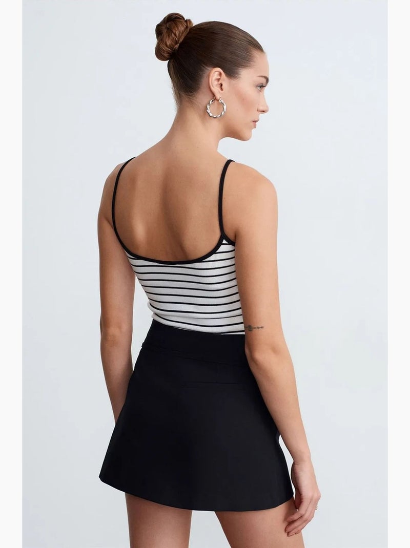 Camiseta de rayas dilvin Blanco Negro - Kiabi