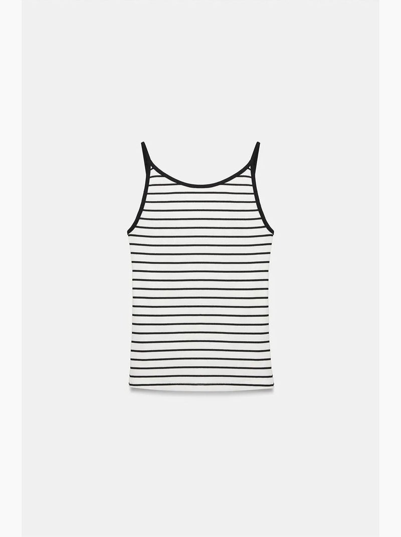 Camiseta de rayas dilvin Blanco Negro - Kiabi